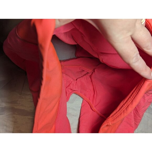 Pink Women's Under Armour Running Athletic Shorts Size XL Heat Gear With Liner - Picture 4 of 15